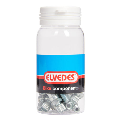 Elvedes-Nabenteil. Einstellschraube des vorderen Trommelkabels