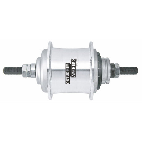 Gear Hub Sturmey Archer S -rf3 3 Geschwindigkeit Vrijloop - 36 Löcher - Silber