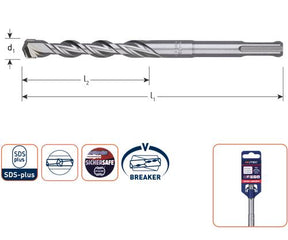 Rotec SDS-Bohrer 150 210 15 mm