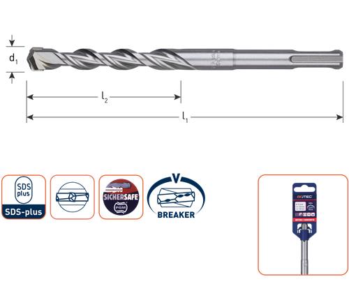 Rotec SDS-Bohrer 100 160 15 mm