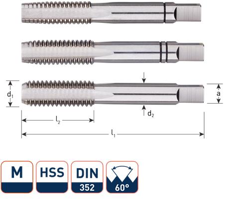 Rotec Handgewindebohrer-Set M27