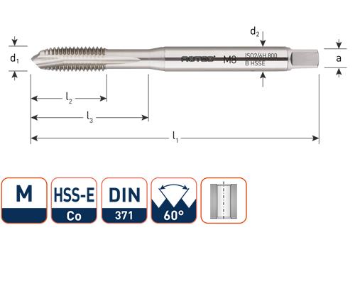 Rotec Maschinenhahn DIN376 M30