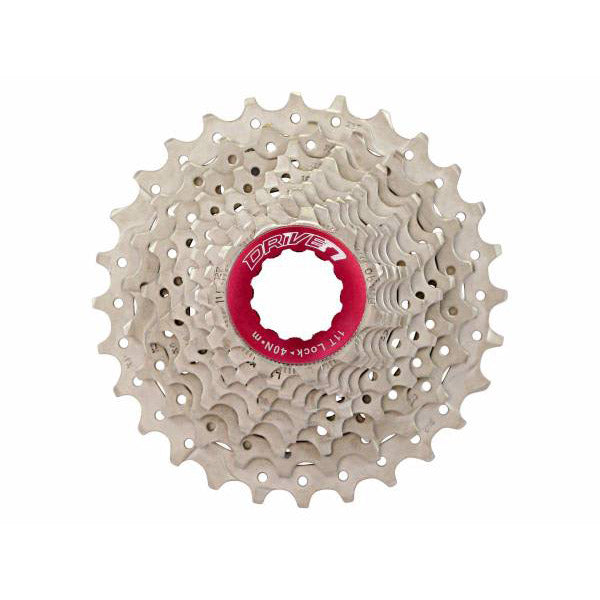 Sunrace CSRX0-Kassette 10 Geschwindigkeit 11-25 Metallic Silber in Box