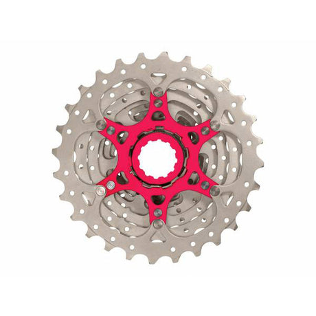 Sunrace CSRX0-Kassette 10 Geschwindigkeit 11-25 Metallic Silber in Box