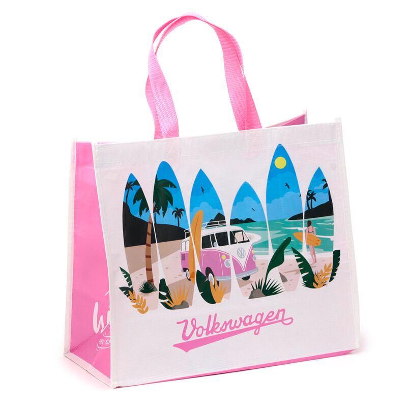 Volkswagen Van VW T1 Waves Rpet nachhaltige Shopper-Tasche