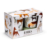 Barks Dog Set mit 2 Vorratsdosen aus Rpet und Bambus, Größe M
