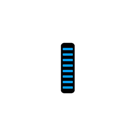 UVP Proguard Bolt on V1 – vorne – Aufkleber – Standard – Cyan