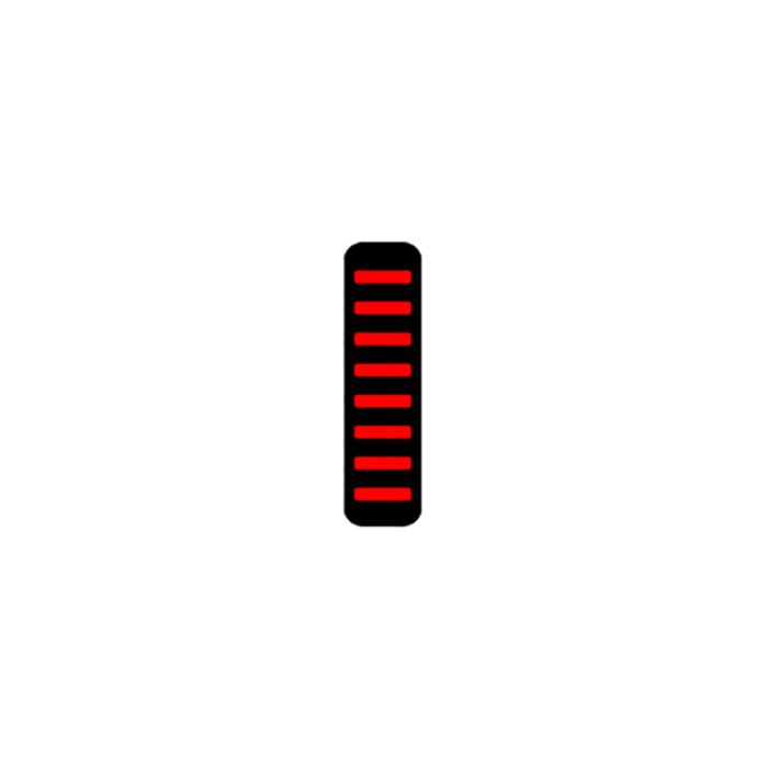 UVP Proguard Bolt on V1 - vorne - Aufkleber - Mini - rot