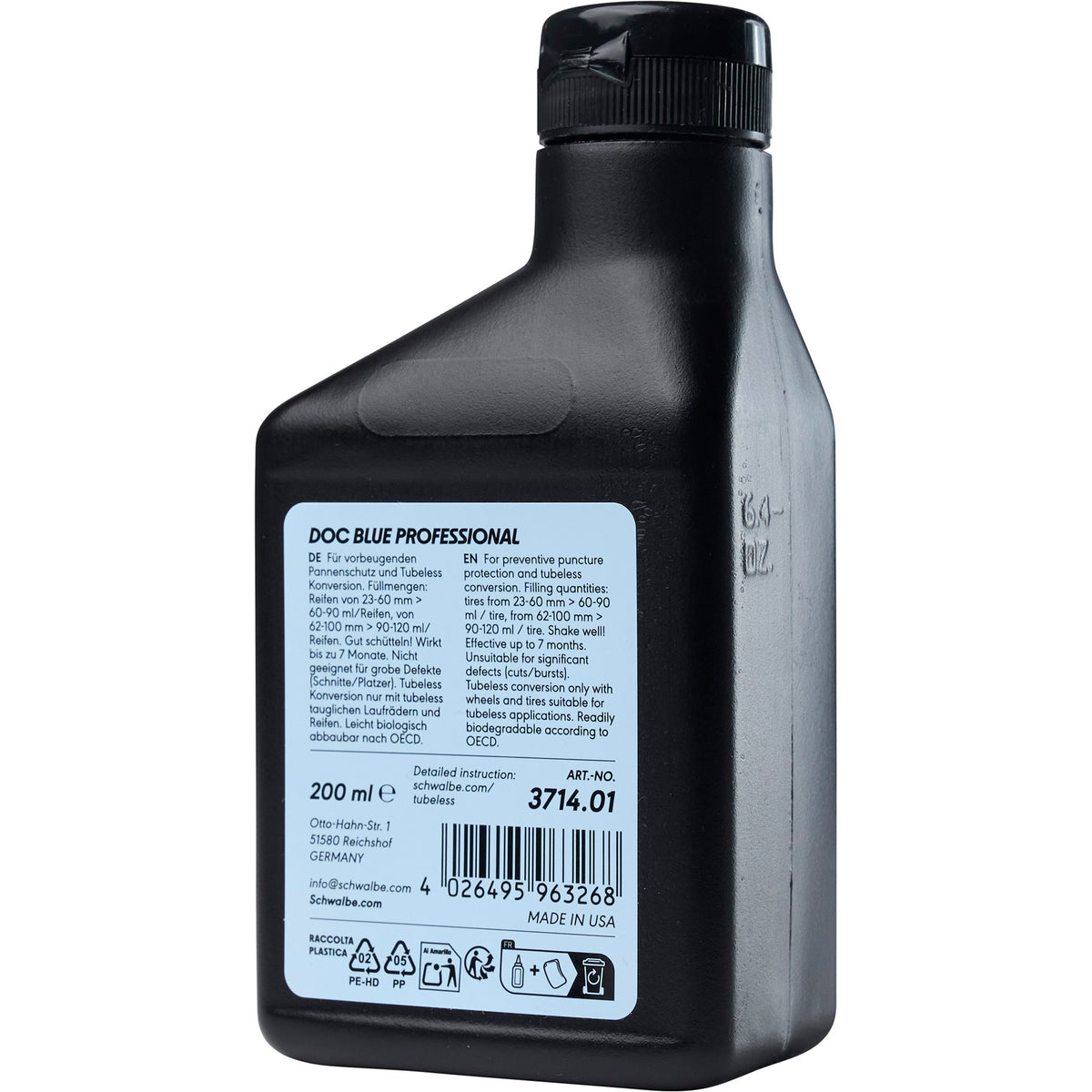 Schwalbe Schlauchdichtmittel doc blue poetm. docblue 200 ml