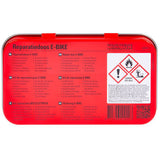 Reparaturbox E-Bike Aluminium Red White 14-Piece