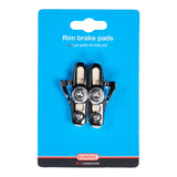 ELVEDES VELGREM CUBES (1PAAR) ROAD55mm Weiß Alu Shm.6835-Card