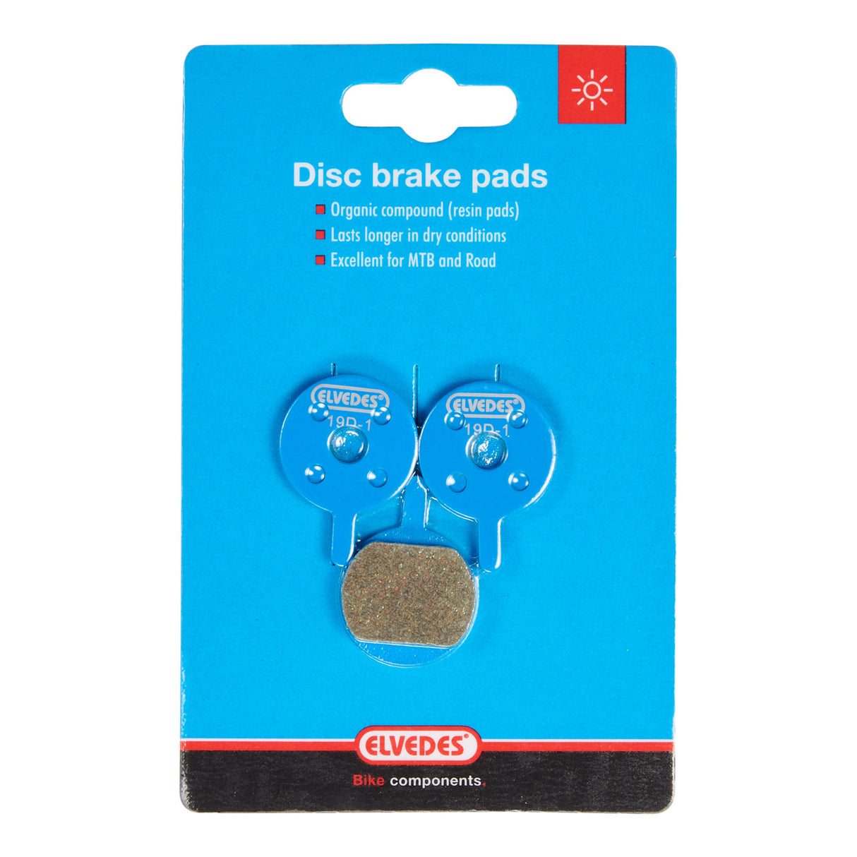 Discbremsblockset Elediert organische Promax DSK-400, DSK-601J, Xnine (1 Paar)