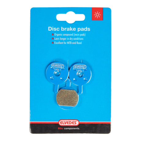 Discbremsblockset Elediert organische Promax DSK-400, DSK-601J, Xnine (1 Paar)