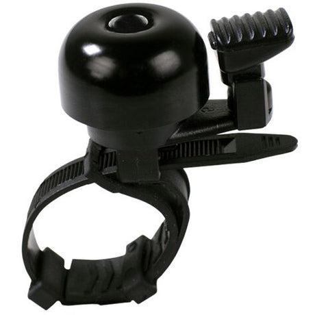 Simson Bicycle Bell Mini 32 mm, Flexband -Ansatzschwarz