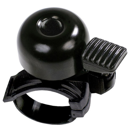 Simson Bicycle Bell Mini 32 mm, Flexband -Ansatzschwarz