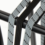 Qibbel Widk Triobinder Auge mit Haken 3x12mm schwarzer Steingrau