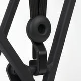 Widek Triobinder-Öse mit Haken 3x12mm, schwarzes Chinin