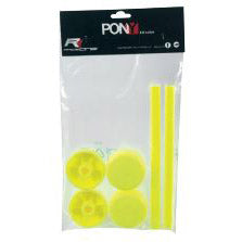 Saccon Salage Show Stand Styling Set Pony Gelb