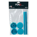 Saccon Salage Show Stand Styling Set Pony Blau