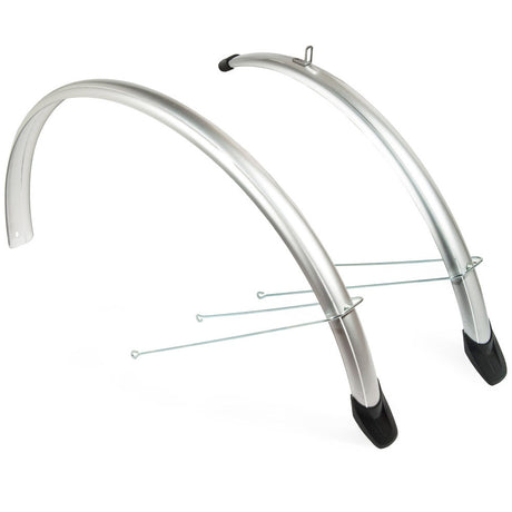 Eurofender -Kotflügel -Set 58 mm 20 Silber