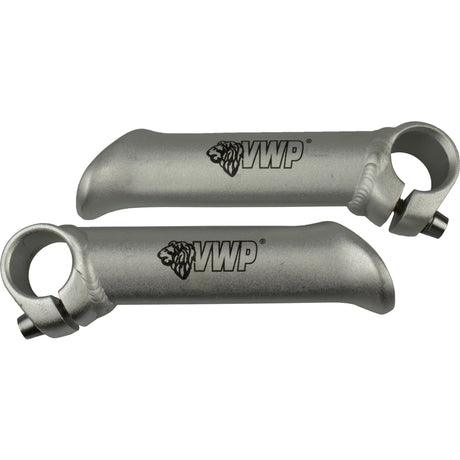 VWP-Bar-Ends geschmiedet kurzes rechte Aluminiumsilber