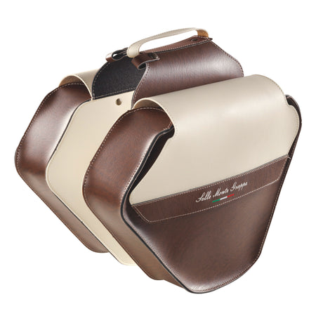 Selle Monte Grappa Monte Grappa Doppelbeutel 17,5L Mode Skay D-Bruin Creme