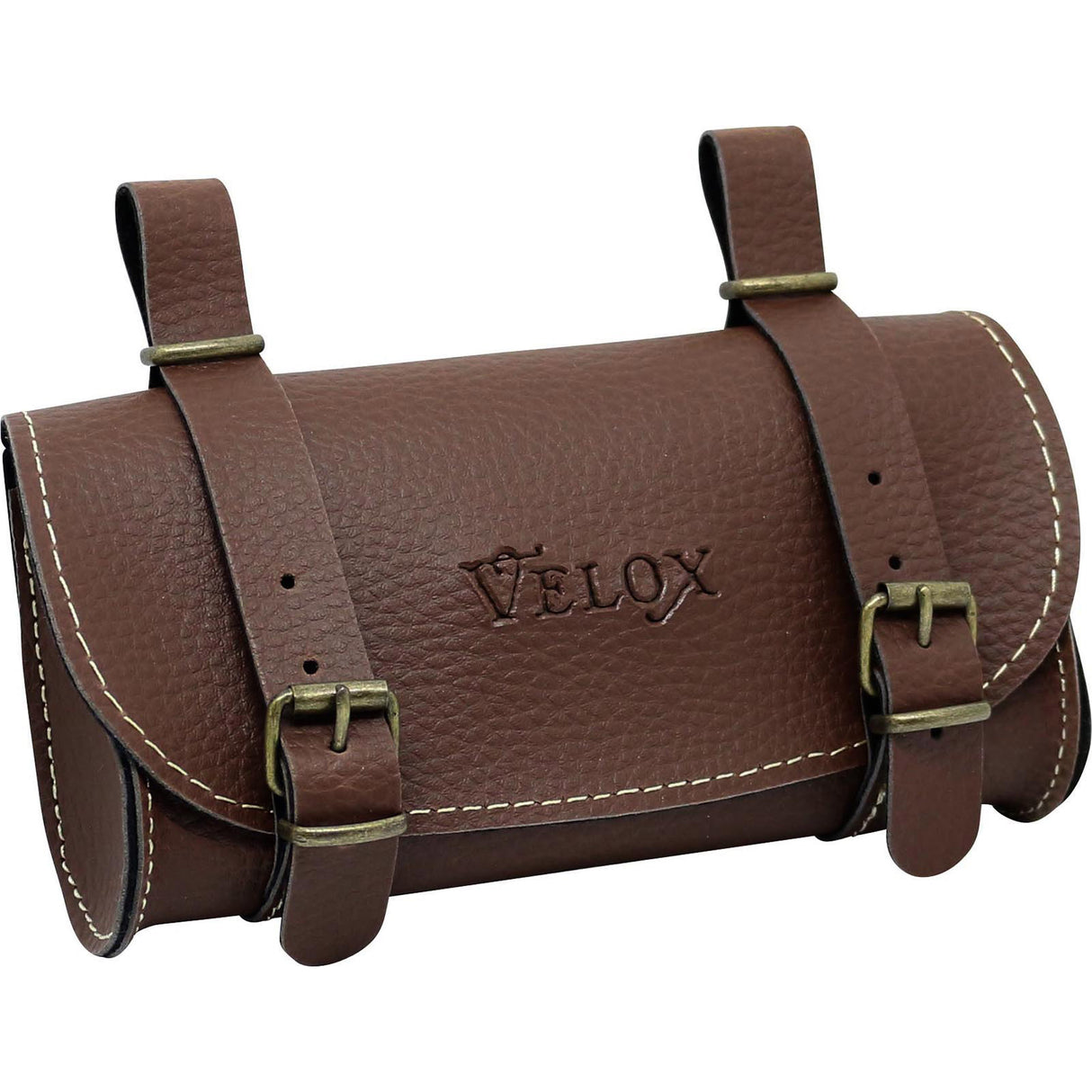 Velox Satteltasche Vintage Skai Leder dunkelbraun