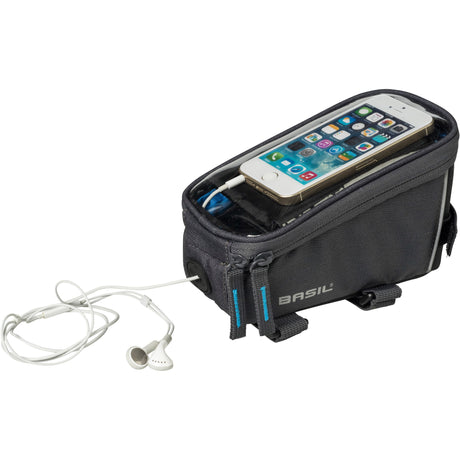 Basilikum Sport Design Frame Bag - graue Smartphone -Frametas