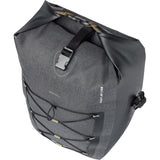Basilikum Navigator Storm Mikes Seitenfahrradbeutel - sportlicher und funktionaler einzelner Fahrradbeutel - Schwarz - 100% wasserdicht