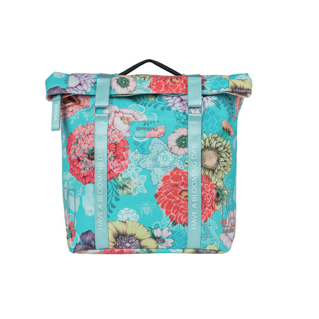 Basilikum Bloom Field Doppelfahrradbeutel, wasserdicht, himmelblau, 35l