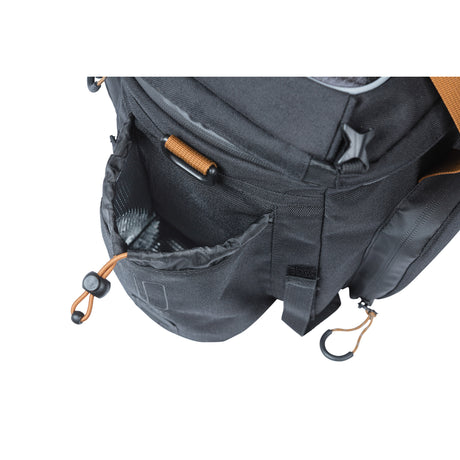 Basilikum Miles XL Pro Gepäckfadenbeutel, Schwarz, Polyester, wasserdicht, 9-36L