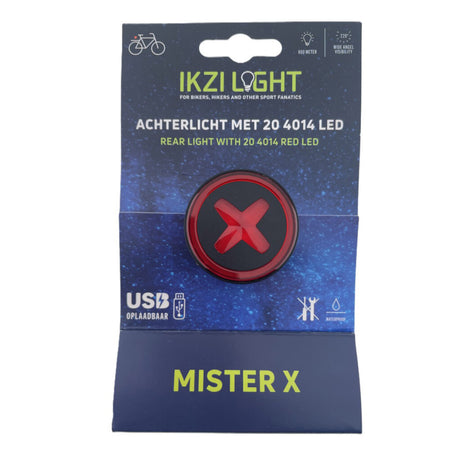 Buzaglo ikzilight Rücklicht mr x mit 4014 LED, USB wiederaufladbar