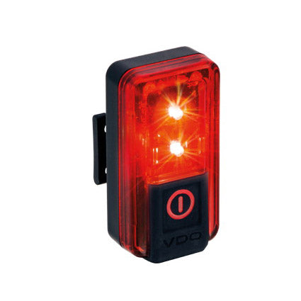 VDO ECO Light Red RL Plus USB Heckleuchte Li-On-Batterie+Bremslicht an