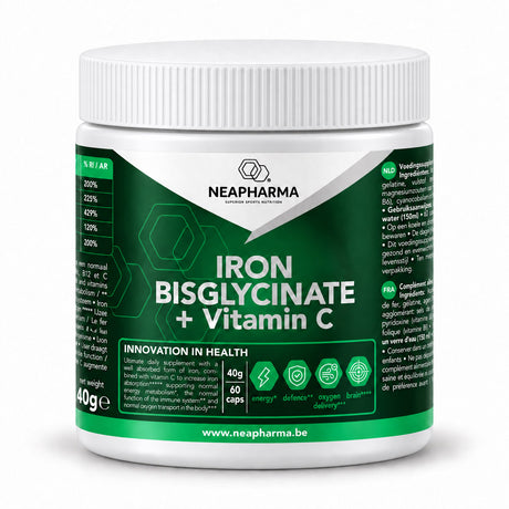 Neapharma capsules ijzer bisglycinaat pot (60st)