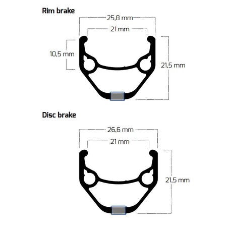Bobike Ryde Felge ZAC 421 28 622 36g 14g CNC Alu schwarz