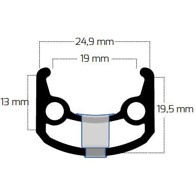 Bobike Ryde Felge Sputnik 28 622 36g 14g CNC Schwarz