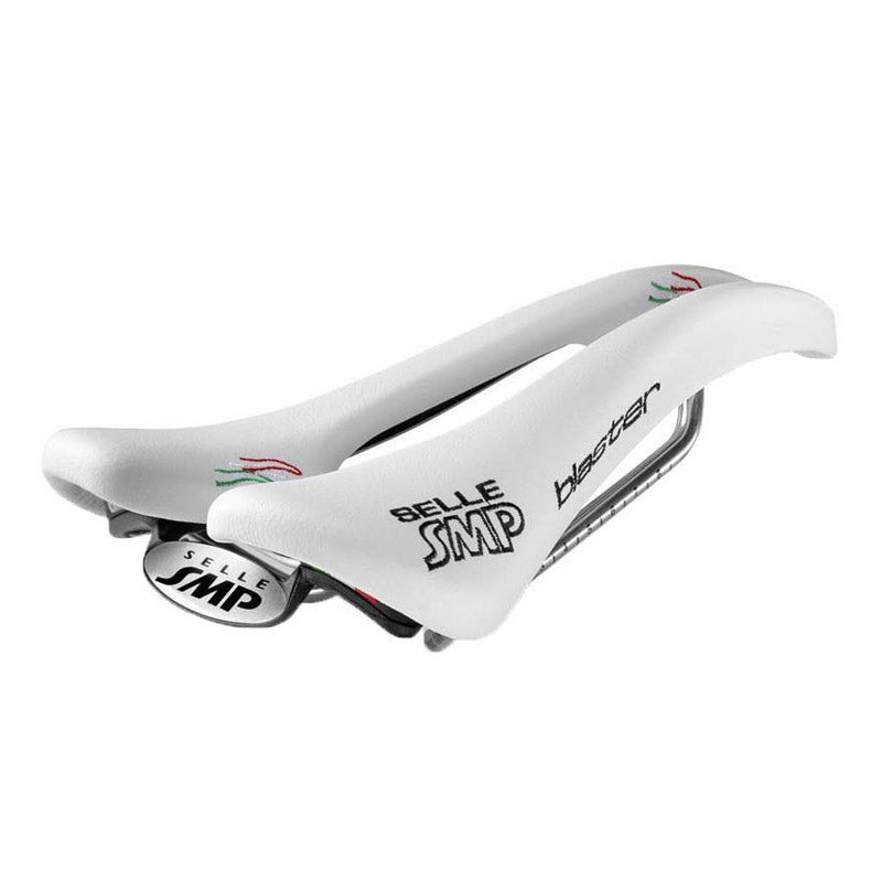 SMP Saddle Pro Blaster weiß mit Edelstahlschiene