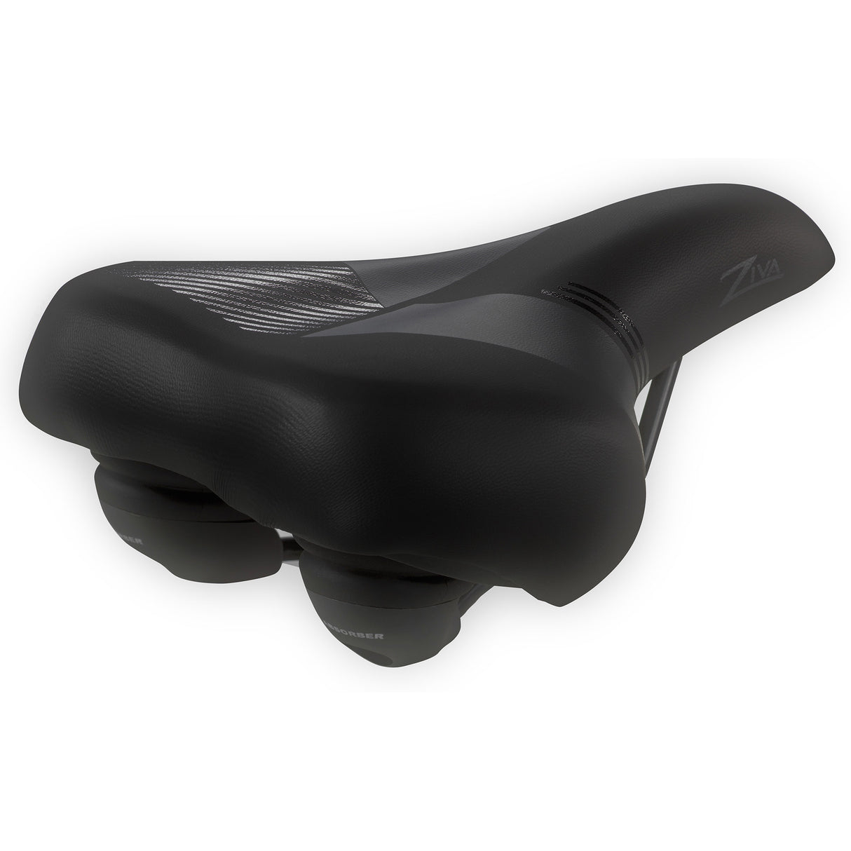 Selle Monte Grappa Monte Grappa Sattel Ziva plus Skay Black Elastomer