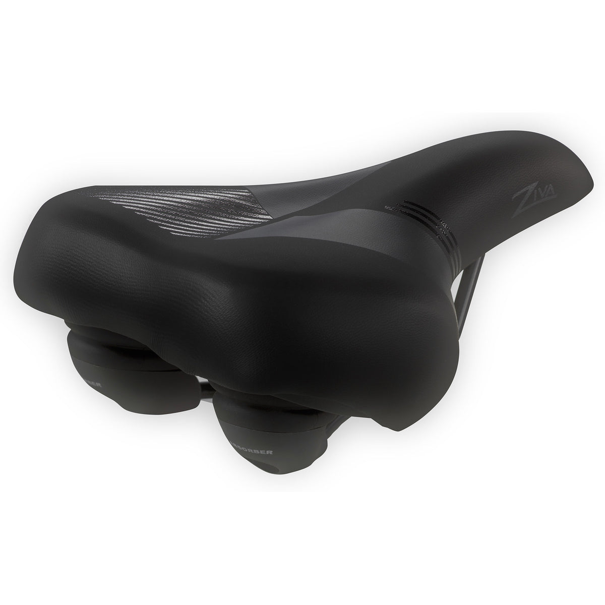 Monte Grappa Sattel Ziva plus Skay schwarzes Elastomer