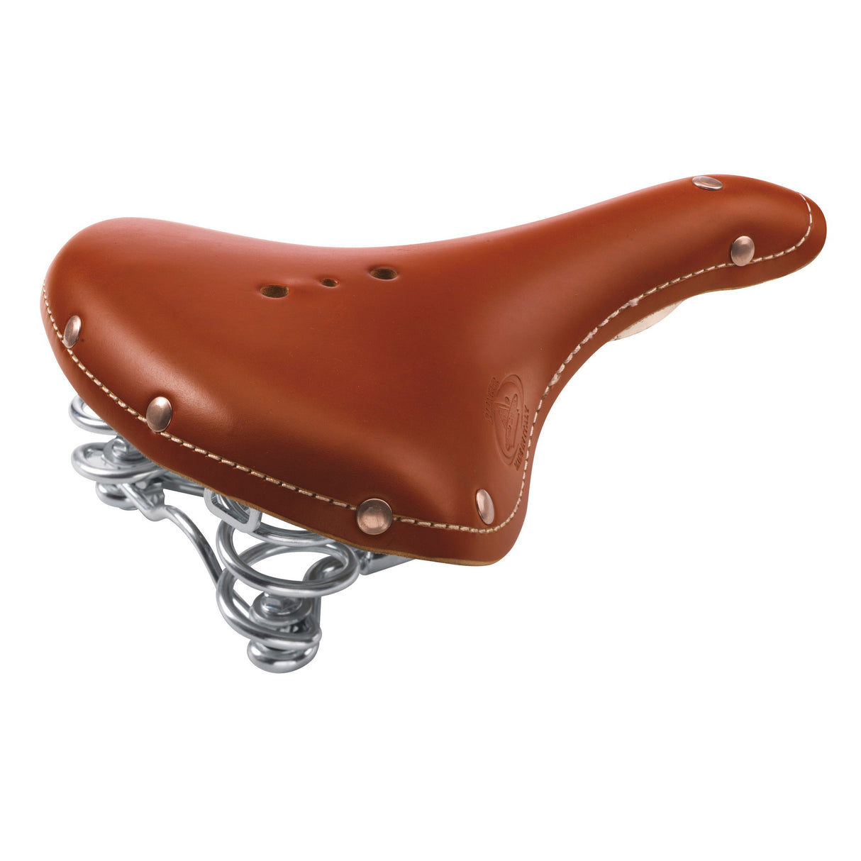 Selle Monte Grappa Monte Grappa Sattel m Veer Old Frontiers Classic Leder Cognac