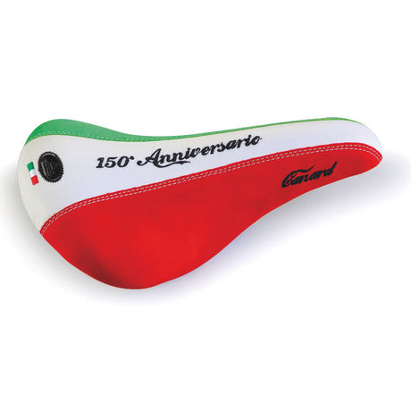 Selle Monte Grappa Monte Grappa Sattel Canard 150 Anni. Italien Leder Rot weiß gr.