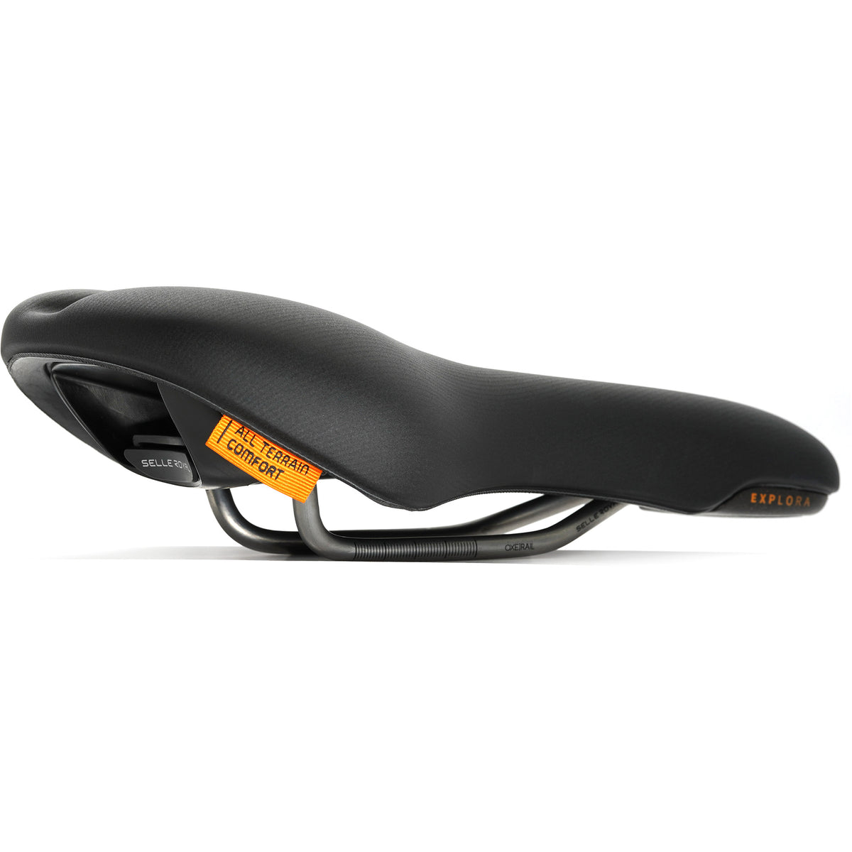 Sattel Selle Royal Explora gemäßigte Schwarz (Karte)