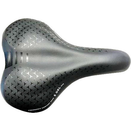 Monte Grappa Sattel Asola 6200 Gel plus Elastomerschiene schwarz