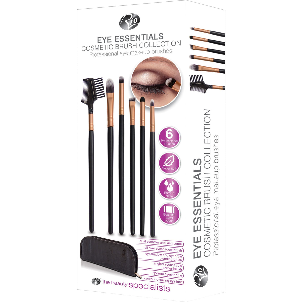 Rio Eye Essentials Kosmetische Pinselsammlung