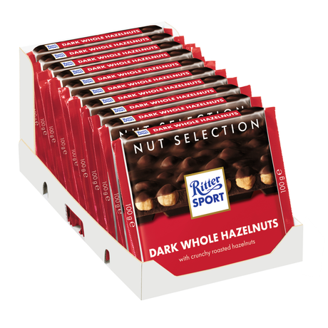 Ritter Sport pure ganze Haselnuss (10x 100gr)