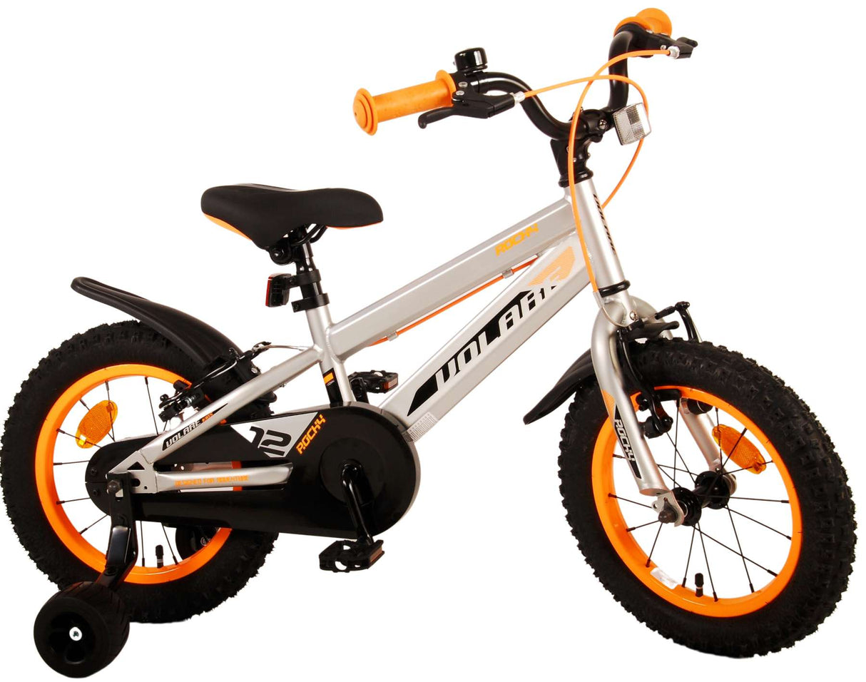 Volare Rocky Children's Bike Boys 14 Zoll grau zwei Handbremsen