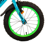 Volare Rocky Children's Bike Boys 16 Zoll grün zwei Handbremsen