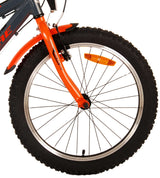 Volare Rocky Children's Bicycle - 20 Zoll - Grauorange - 6 Geschwindigkeit - Prime Collection