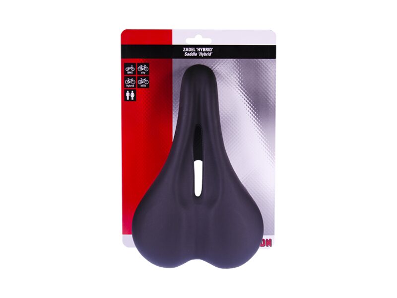Sattel Simson Hybrid Schwarz