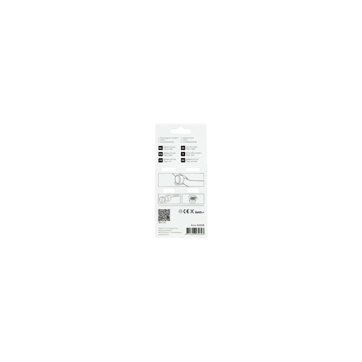 Beleuchtungsset Simson 'Flexy' LED -Set - schwarz